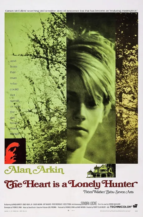 Framed Print : THE HEART IS A LONELY HUNTER, US poster, from left: Alan Arkin, Sondra Locke, 1968