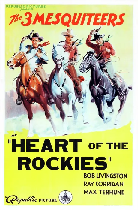Framed Print : HEART OF THE ROCKIES, US poster art, from left: Ray Corrigan, Bob Livingston, Max Terhune, (aka the 3 Mesquiteers), 1937 Framed Print : HEART OF THE ROCKIES, US poster art, from left: Ray Corrigan, Bob Livingston, Max Terhune, (aka the 3 Mesquiteers), 1937