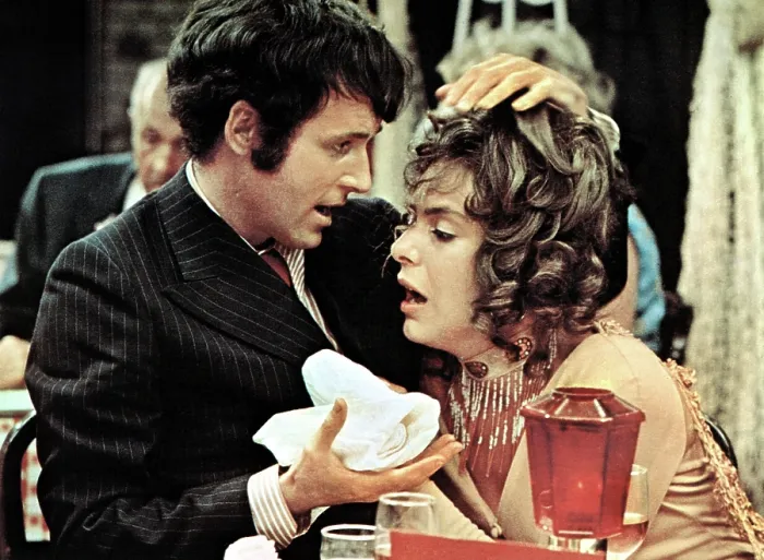 Framed Print : THE HEARTBREAK KID, from left: Charles Grodin, Jeannie Berlin, 1972. 20th Century-Fox Film Corporation, TM & Copyright / courtesy Everett Collection