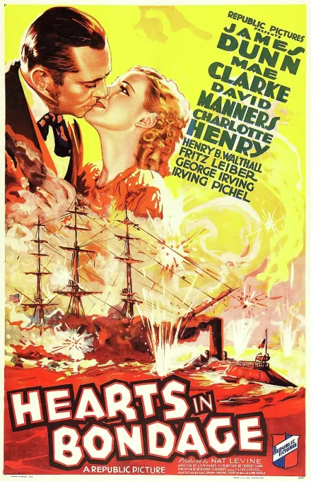 Framed Print : HEARTS IN BONDAGE, US poster art, from left: James Dunn, Mae Clarke, 1936 Framed Print : HEARTS IN BONDAGE, US poster art, from left: James Dunn, Mae Clarke, 1936