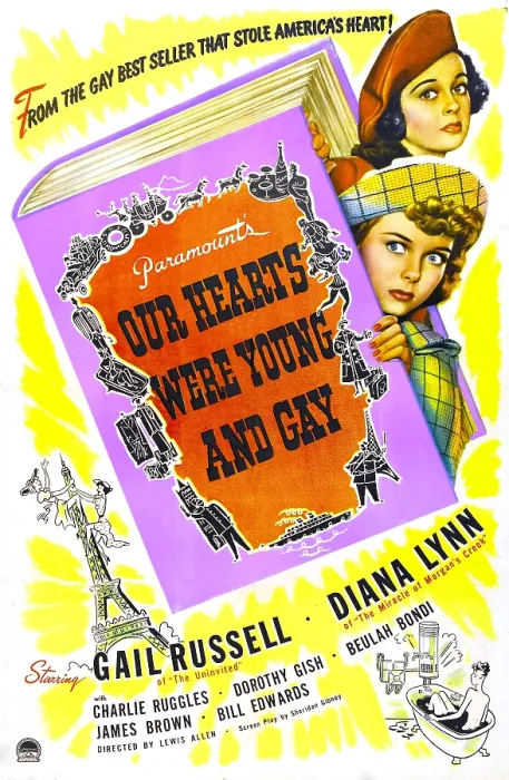 Framed Print : OUR HEARTS WERE YOUNG AND GAY, US poster, Gail Russell, Diana Lynn, 1944