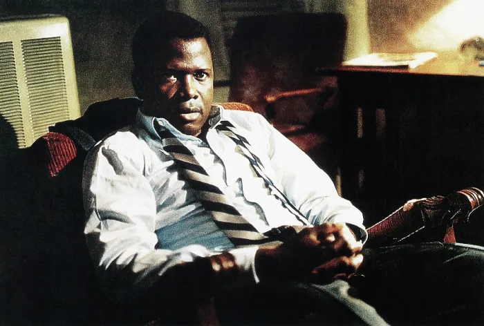 Framed Print : IN THE HEAT OF THE NIGHT, Sidney Poitier, 1967