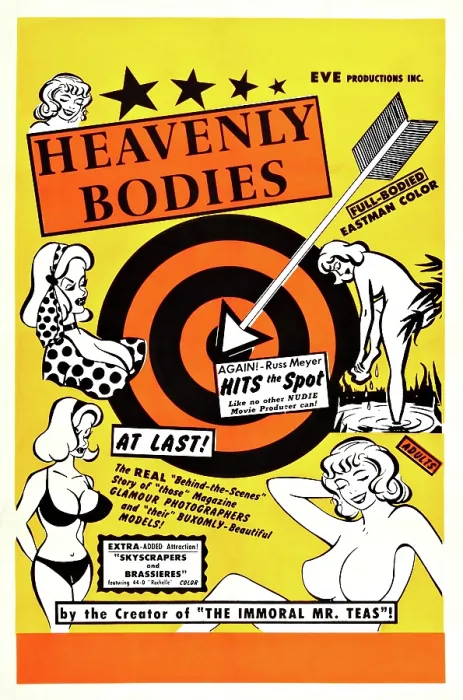 Framed Print : HEAVENLY BODIES, US poster, 1963