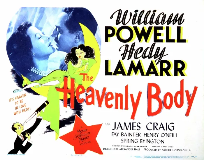 Framed Print : THE HEAVENLY BODY, Hedy Lamarr, William Powell, 1944