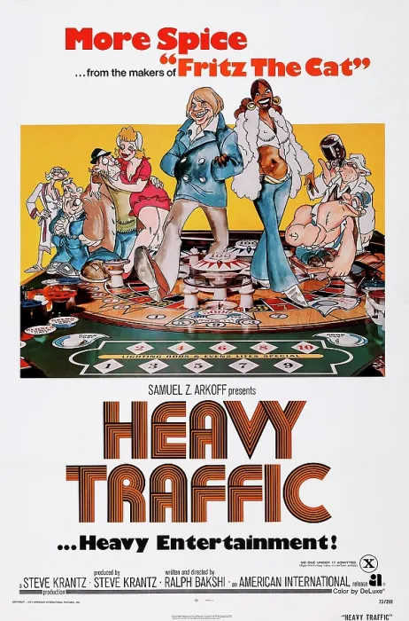 Framed Print : HEAVY TRAFFIC, US poster, center from left: Joseph Kaufmann, Beverly Hope Atkinson, 1973 Framed Print : HEAVY TRAFFIC, US poster, center from left: Joseph Kaufmann, Beverly Hope Atkinson, 1973