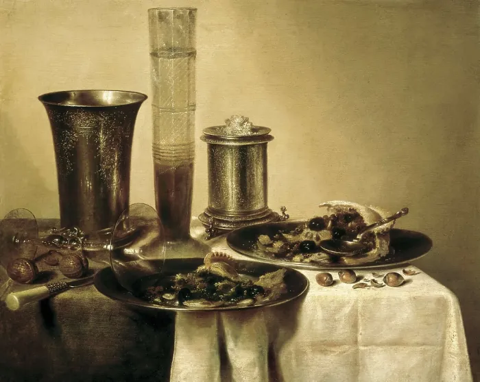 Framed Print : HEDA, Willem Claesz (1594-1680). The Dessert. 1637. Baroque art. Oil on canvas. FRANCE. Paris. Louvre Museum. AISA / Everett Collection**US SALES ONLY** Framed Print : HEDA, Willem Claesz (1594-1680). The Dessert. 1637. Baroque art. Oil on canvas. FRANCE. Paris. Louvre Museum. AISA / Everett Collection**US SALES ONLY**
