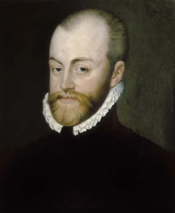 Framed Print : HEERE, Lucas de (1534-1584). Philip II. Flemish art. Oil on canvas. SPAIN. Valencia. San Pio V Fine Arts Museum. AISA / Everett Collection**US SALES ONLY**
