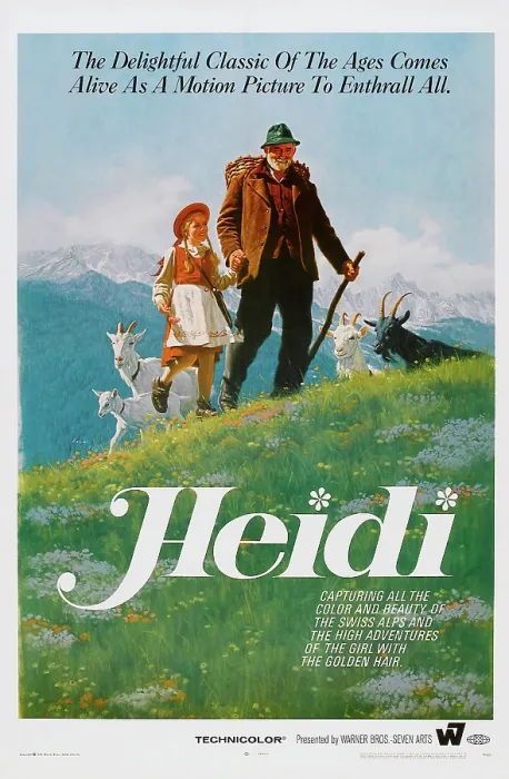 Framed Print : HEIDI, US poster, from left: Eva Maria Singhammer, Gustav Knuth, 1965 Framed Print : HEIDI, US poster, from left: Eva Maria Singhammer, Gustav Knuth, 1965