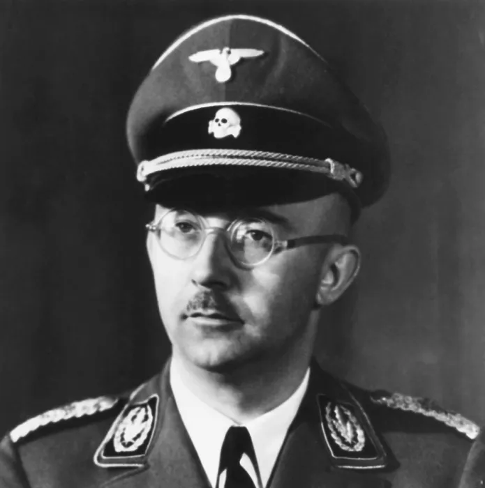 Framed Print : Heinrich Himmler, leader of the Nazi Germany's elite Schutzstaffel or SS. Ca. 1943. The SS was Adolph Hitler's Protection Squadron from 1934-1945 Framed Print : Heinrich Himmler, leader of the Nazi Germany's elite Schutzstaffel or SS. Ca. 1943. The SS was Adolph Hitler's Protection Squadron from 1934-1945
