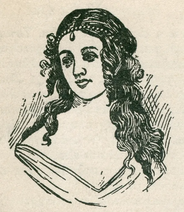 Framed Print : Helen Jewett (1813-1836) was an New York City prostitute whose murder in her brothel, the following trial and acquittal of her alleged killer, Richard P