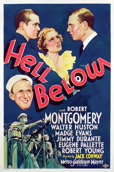 Framed Print : HELL BELOW, Robert Montgomery, Madge Evans, Walter Huston, Jimmy Durante, 1933 Framed Print : HELL BELOW, Robert Montgomery, Madge Evans, Walter Huston, Jimmy Durante, 1933