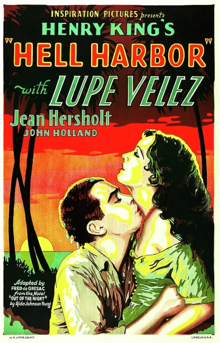 Framed Print : HELL HARBOR, US poster art, from left: John Holland, Lupe Velez, 1930 Framed Print : HELL HARBOR, US poster art, from left: John Holland, Lupe Velez, 1930