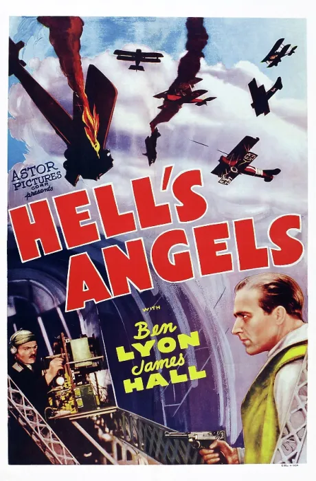 Framed Print : HELL'S ANGELS, US poster art, right: Ben Lyon, 1930