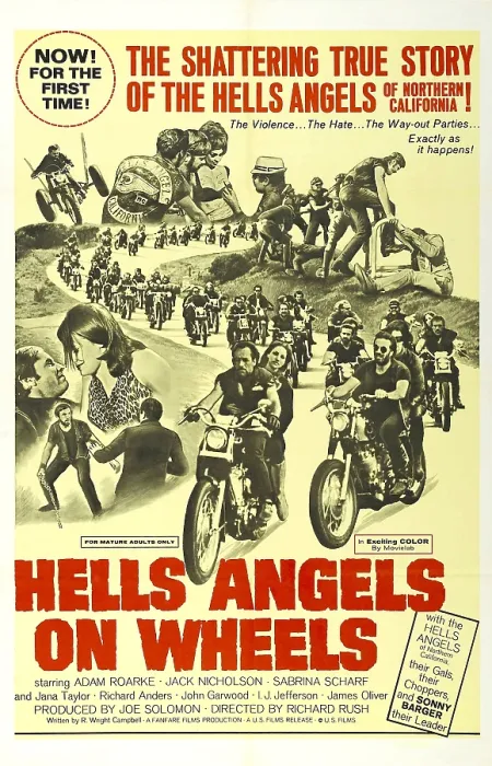 Framed Print : HELLS ANGELS ON WHEELS, 1967