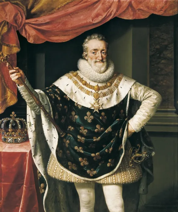 Framed Print : HENRY IV of France (1553-1610). King of France (1589-1610) and Navarre (1562-1589). Flemish art. Oil on canvas. ITALY. Florence. Pitti Palace