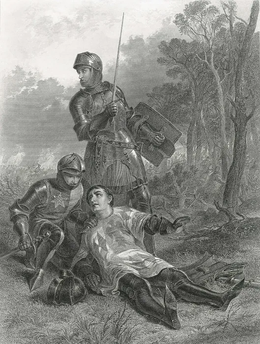 Framed Print : HENRY VI of England (1421-1471); HOUSTON, John Adam (1812-1884); SHAKESPEARE, William (1564-1616)