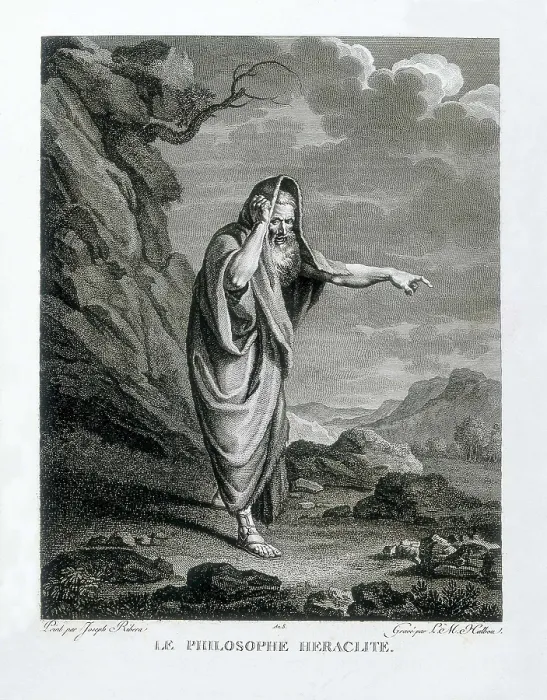 Framed Print : HERACLEITUS (540-480 BC). Engraving. SPAIN. Madrid. National Library. AISA / Everett Collection**US SALES ONLY** Framed Print : HERACLEITUS (540-480 BC). Engraving. SPAIN. Madrid. National Library. AISA / Everett Collection**US SALES ONLY**