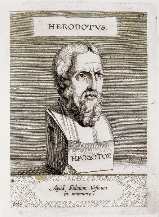 Framed Print : HERODOTUS (484-430 BC). Portrait of the book 'Illustrium Imagines'. Engraving. Xylography. SPAIN. Madrid. National Library. AISA / Everett Collection**US SALES ONLY** Framed Print : HERODOTUS (484-430 BC). Portrait of the book 'Illustrium Imagines'. Engraving. Xylography. SPAIN. Madrid. National Library. AISA / Everett Collection**US SALES ONLY**