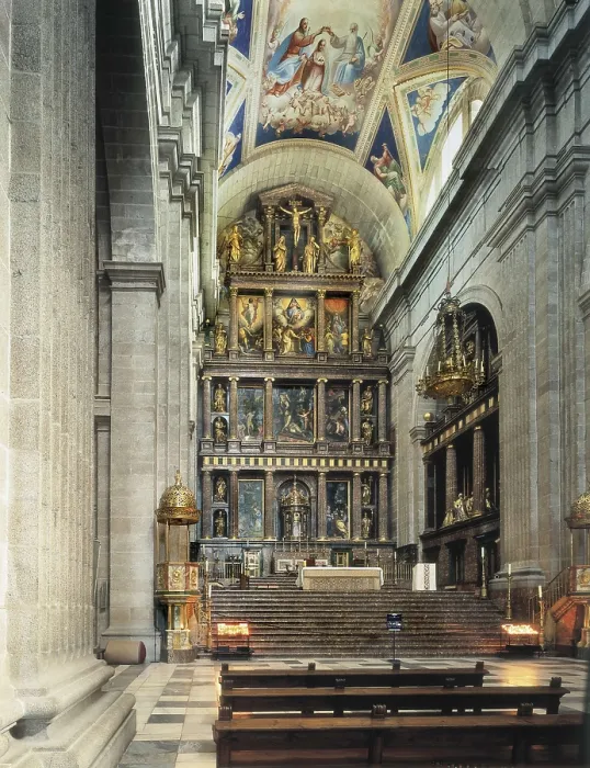 Framed Print : HERRERA, Juan Bautista de (1530-1597); TOLEDO, Juan Bautista de (1507-1567). Royal Monastery of San Lorenzo de El Escorial. 1563-1584. SPAIN. MADRID (AUTONOMOUS COMMUNITY) Framed Print : HERRERA, Juan Bautista de (1530-1597); TOLEDO, Juan Bautista de (1507-1567). Royal Monastery of San Lorenzo de El Escorial. 1563-1584. SPAIN. MADRID (AUTONOMOUS COMMUNITY)