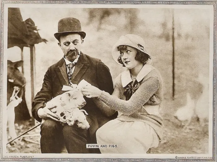 Framed Print : HIS HIDDEN PURPOSE, l-r: Chester Conklin, Marie Prevost on lobbycard, 1918 Framed Print : HIS HIDDEN PURPOSE, l-r: Chester Conklin, Marie Prevost on lobbycard, 1918