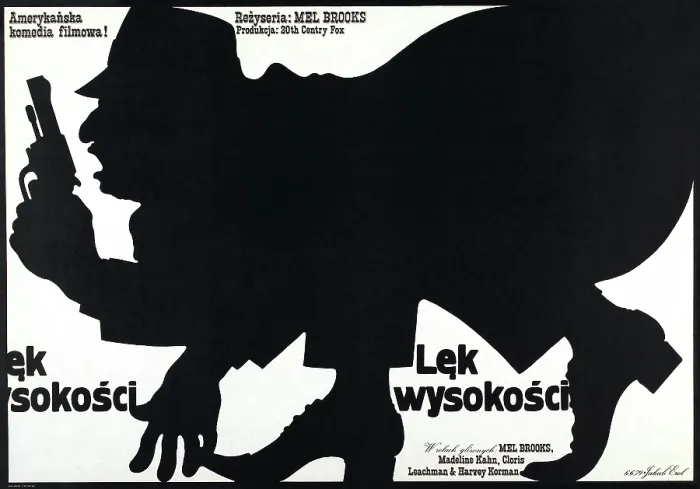 Framed Print : HIGH ANXIETY, (aka LEK WYSOKOSCI), Polish lobbycard, Mel Brooks, 1977