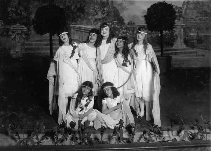 Framed Print : High school play, original caption: Miss Mackay's Pageant Children of Sunshine and Shadow as presented at Washington Irving High School, New York Framed Print : High school play, original caption: Miss Mackay's Pageant Children of Sunshine and Shadow as presented at Washington Irving High School, New York