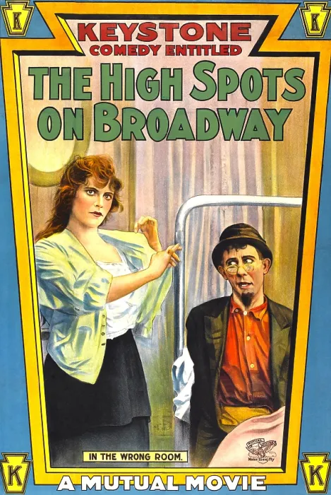 Framed Print : THE HIGH SPOTS ON BROADWAY, poster art, 1914 Framed Print : THE HIGH SPOTS ON BROADWAY, poster art, 1914