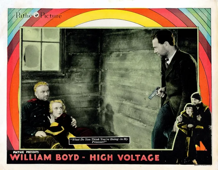 Framed Print : HIGH VOLTAGE, US lobbycard, William Boyd, Carole Lombard, Owen Moore, 1929 Framed Print : HIGH VOLTAGE, US lobbycard, William Boyd, Carole Lombard, Owen Moore, 1929