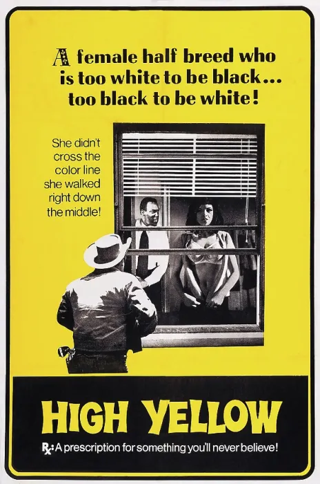 Framed Print : HIGH YELLOW, U.S. poster art, Cynthia Hull, 1965