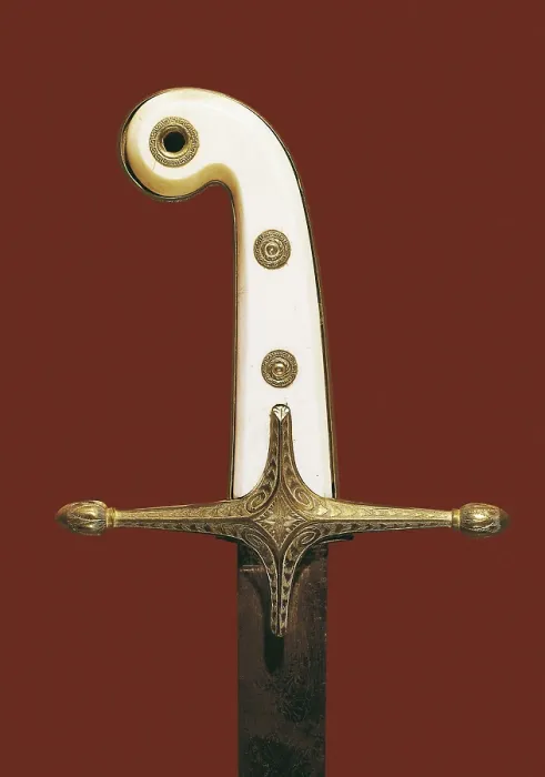 Framed Print : Hilt from the Duke of Wellington's sabre during the Spanish War of Independence. SPAIN. Madrid. Army Museum. AISA / Everett Collection**US SALES ONLY**