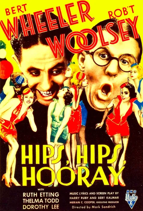 Framed Print : HIPS, HIPS, HOORAY, from left: Bert Wheeler, Robert Woolsey, 1934