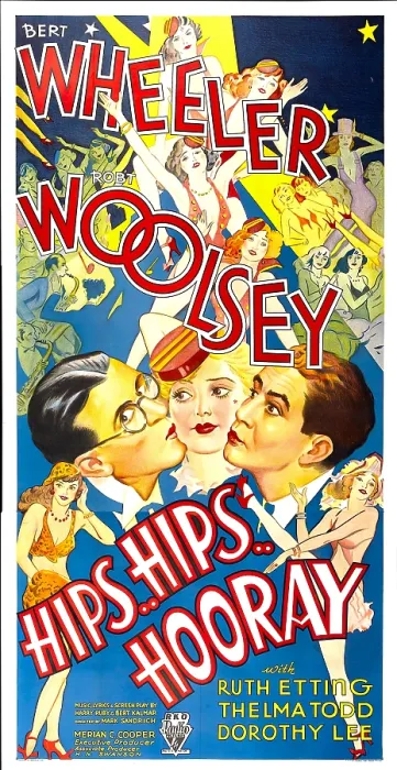 Framed Print : HIPS, HIPS, HOORAY, from left: Robert Woolsey, Ruth Etting, Bert Wheeler, 1934 Framed Print : HIPS, HIPS, HOORAY, from left: Robert Woolsey, Ruth Etting, Bert Wheeler, 1934
