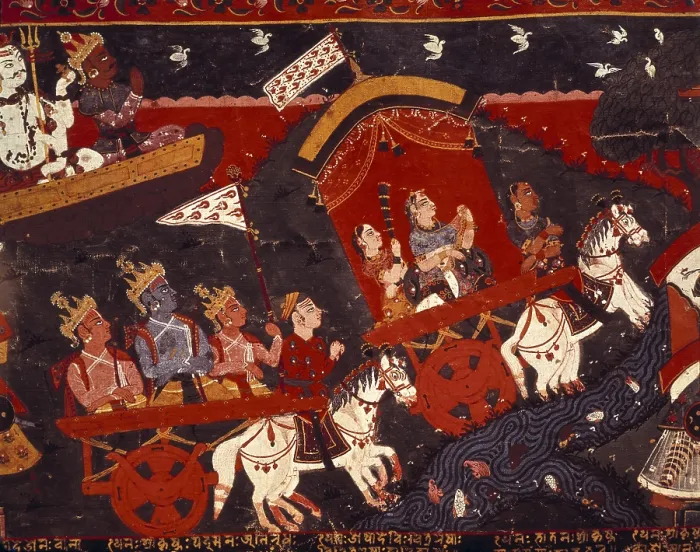 Framed Print : History of Banasura, son of Bali, king of demons (Histoire de Bnsura, fils de Bali, roi des demons). 1795. Detail. Hindu art. Miniature Painting. FRANCE. Paris. Guimet Museum Framed Print : History of Banasura, son of Bali, king of demons (Histoire de Bnsura, fils de Bali, roi des demons). 1795. Detail. Hindu art. Miniature Painting. FRANCE. Paris. Guimet Museum