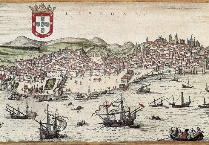 Framed Print : HOGENBERG, Franz (1535-1590). Civitatis Orbis Terrarum. 1572-1617. Lisboa (1572)