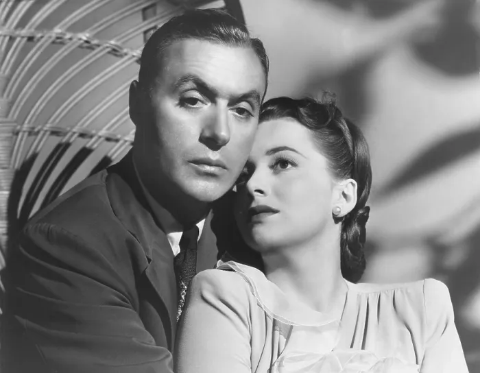 Framed Print : HOLD BACK THE DAWN, from left: Charles Boyer, Olivia de Havilland, 1941