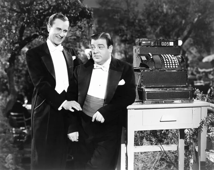 Framed Print : HOLD THAT GHOST, from left: Bud Abbott, Lou Costello, 1941