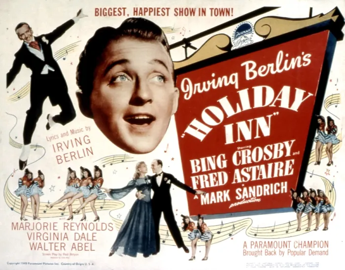 Framed Print : HOLIDAY INN, Fred Astaire, Bing Crosby, 1942