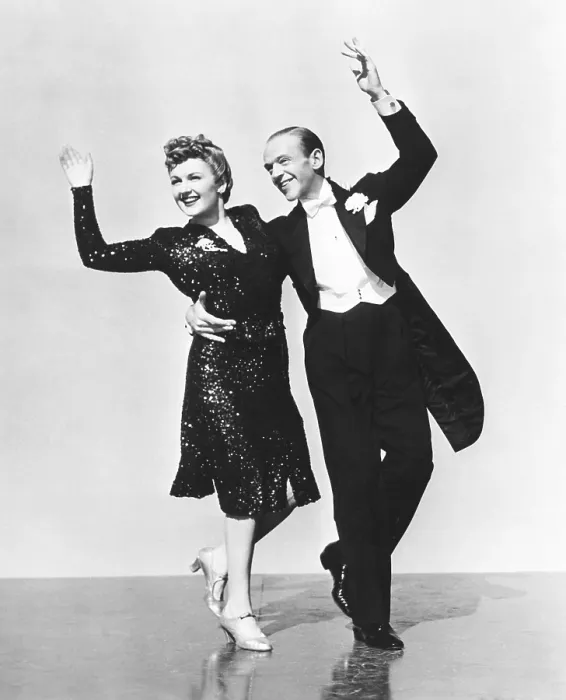 Framed Print : HOLIDAY INN, from left: Virginia Dale, Fred Astaire, 1942