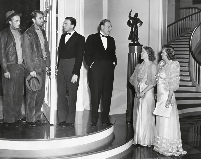 Framed Print : Three Hollywood actors with their Stand-Ins during the production of Merrily We Live'. Feb.10, 1938 Framed Print : Three Hollywood actors with their Stand-Ins during the production of Merrily We Live'. Feb.10, 1938