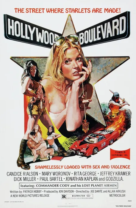 Framed Print : HOLLYWOOD BOULEVARD, from left: Mary Woronov, Candice Rialson, 1976