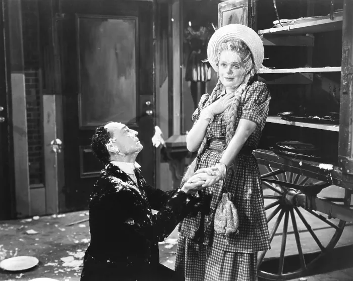 Framed Print : HOLLYWOOD CAVALCADE, from left: Buster Keaton, Alice Faye, 1939. TM & copyright 20th Century Fox Film Corp. All rights reserved / courtesy Everett Collection