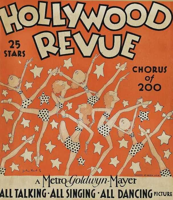 Framed Print : THE HOLLYWOOD REVUE OF 1929, window card, 1929 Framed Print : THE HOLLYWOOD REVUE OF 1929, window card, 1929