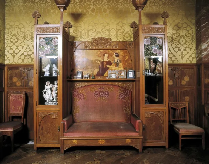 Framed Print : HOMAR i MESQUIDA, Gaspar (1870-1953). Sofa. 1901-1907. SPAIN. Reus. Navs House. Modernism. Furniture. AISA / Everett Collection - Image has fine art copyright Framed Print : HOMAR i MESQUIDA, Gaspar (1870-1953). Sofa. 1901-1907. SPAIN. Reus. Navs House. Modernism. Furniture. AISA / Everett Collection - Image has fine art copyright