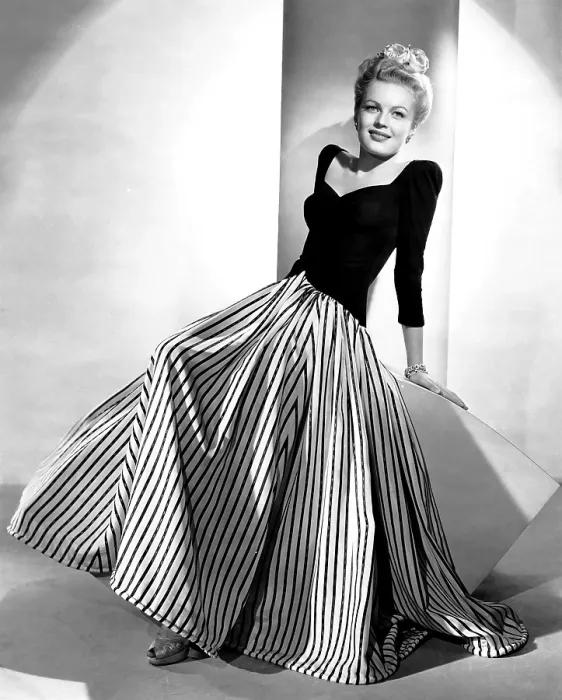 Framed Print : HOME IN INDIANA, June Haver, in a gown by Bonnie Cashin, 1944, 20th Century Fox, TM & Copyright / Courtesy: Everett Collection Framed Print : HOME IN INDIANA, June Haver, in a gown by Bonnie Cashin, 1944, 20th Century Fox, TM & Copyright / Courtesy: Everett Collection