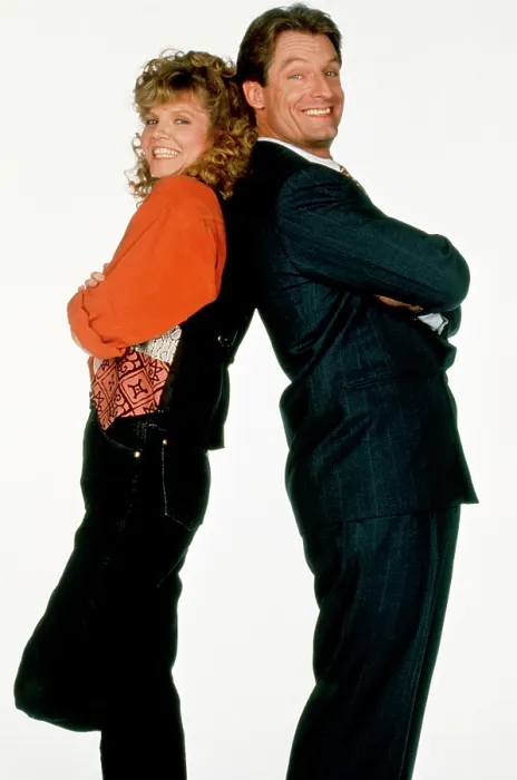 Framed Print : ALMOST HOME, from left, Connie Ray, Perry King, 1993