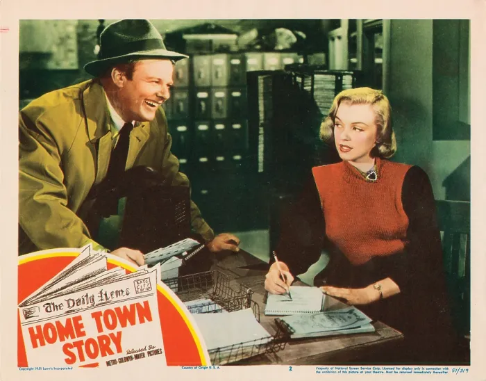 Framed Print : HOME TOWN STORY, from left: Alan Hale Jr. Marilyn Monroe, 1951 Framed Print : HOME TOWN STORY, from left: Alan Hale Jr. Marilyn Monroe, 1951