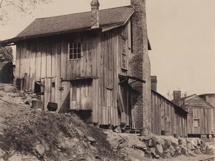 Framed Print : Homes, Some of the workers in the Hosiery Mill live in shacks like these, Rome, Georgia, photograph by Lewis Wickes Hine, photograph April, 1913 Framed Print : Homes, Some of the workers in the Hosiery Mill live in shacks like these, Rome, Georgia, photograph by Lewis Wickes Hine, photograph April, 1913