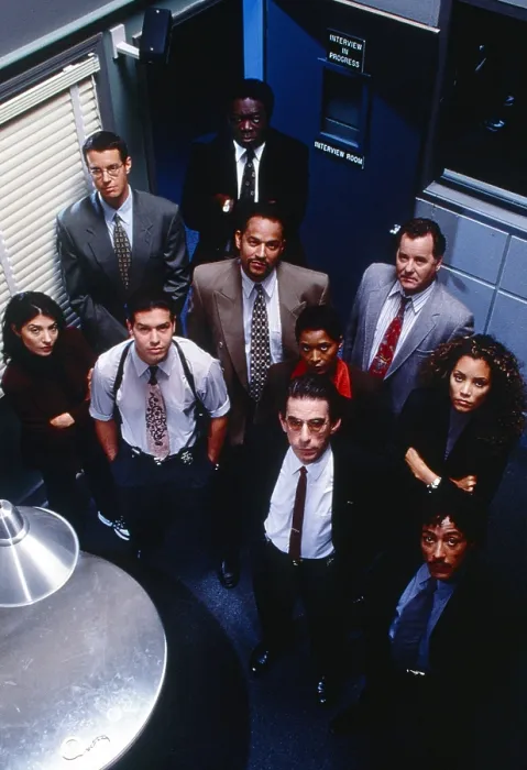 Framed Print : HOMICIDE: LIFE ON THE STREET, from left: Callie Thorne, Kyle Secor, Jon Seda (front), Yaphet Kotto (back), Clark Johnson, Toni Lewis, Richard Belzer (front), Peter Gerety Framed Print : HOMICIDE: LIFE ON THE STREET, from left: Callie Thorne, Kyle Secor, Jon Seda (front), Yaphet Kotto (back), Clark Johnson, Toni Lewis, Richard Belzer (front), Peter Gerety