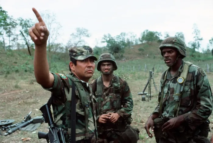 Framed Print : A Honduran Second Lieutenant talks with American soldiers from the 82nd Airborne Division during joint exercises in Judicalpa Honduras. Mar Framed Print : A Honduran Second Lieutenant talks with American soldiers from the 82nd Airborne Division during joint exercises in Judicalpa Honduras. Mar