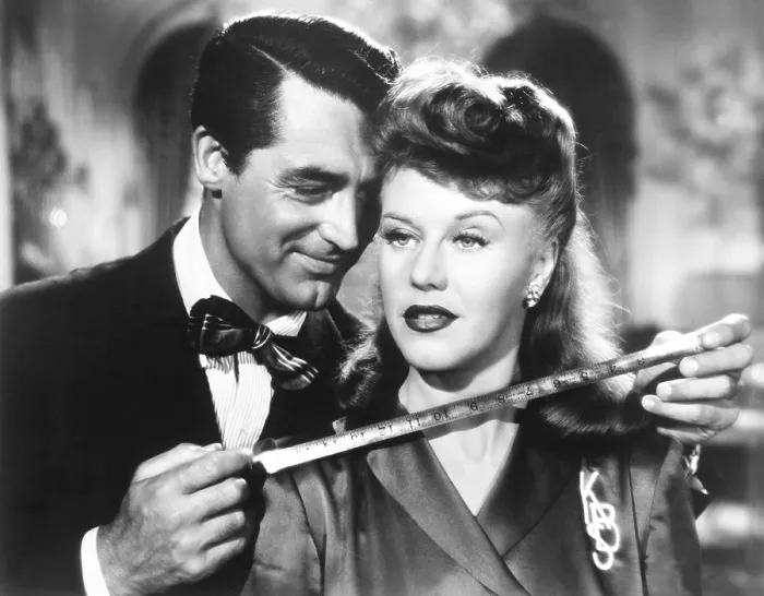 Framed Print : ONCE UPON A HONEYMOON, from left: Cary Grant, Ginger Rogers, 1942